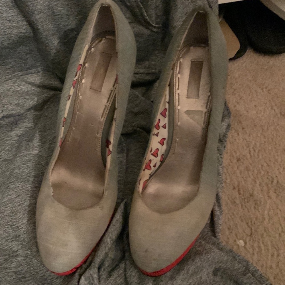 Jean color shoes